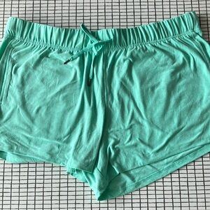 Mint Green Casual Shorts